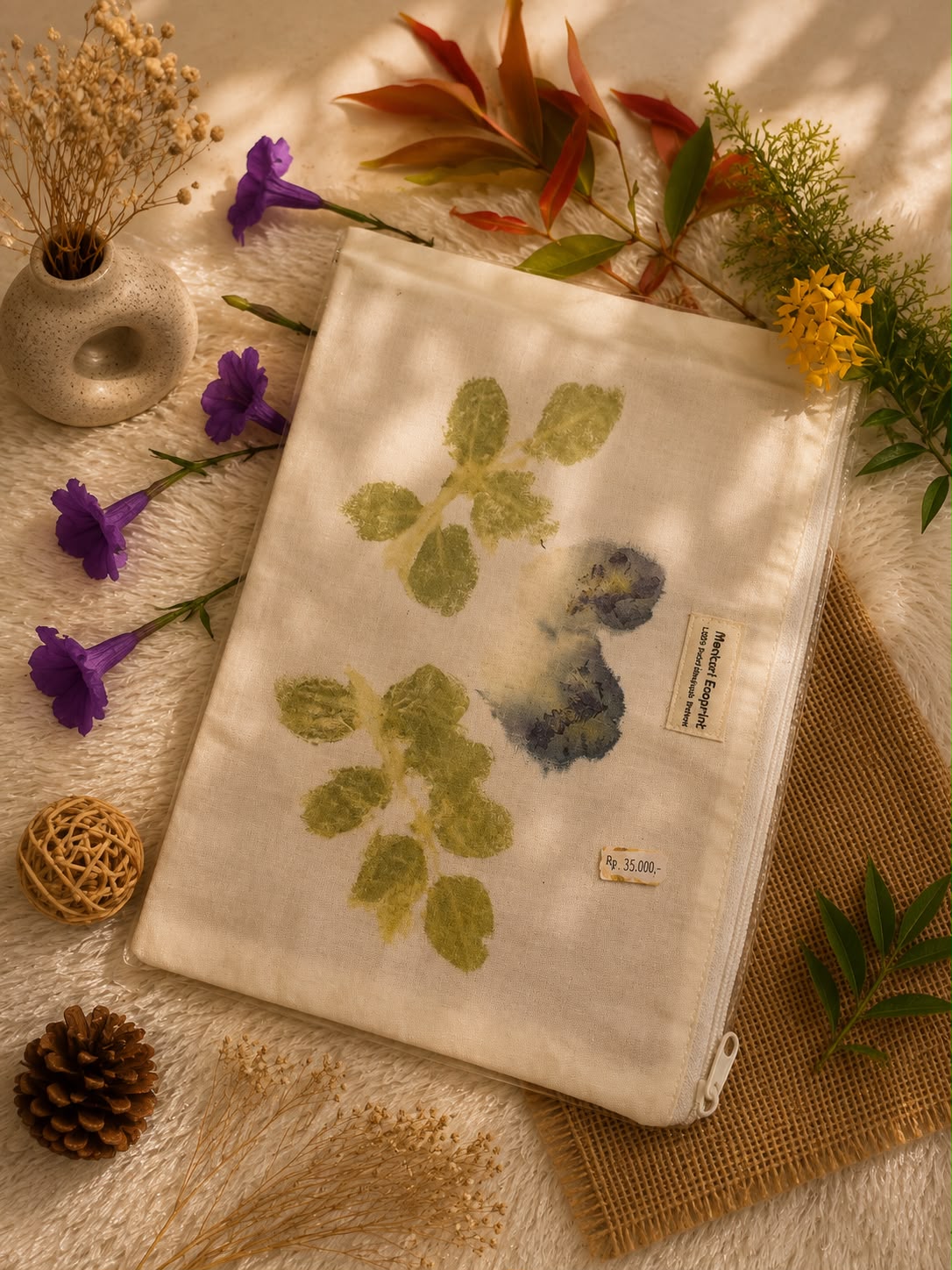 Pouch Mentari Ecoprint